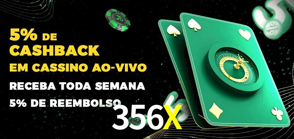 Promoções do cassino ao Vivo 356X